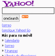 Yahoo para móvil