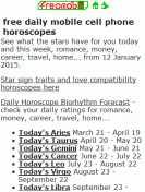 www.freomob.mobi /horoscopes